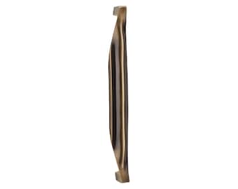 Abstract Brass Door Handle Pull, Home Decor, 15" for Luxury Entry Doors