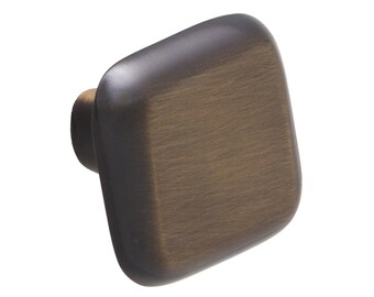 Perillas cuadradas para cajones, perillas de gabinete modernas para aparador, perillas decorativas y tiradores para decoración del hogar, hechos a mano en latón, muebles para el hogar