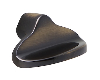 Modern Brass Cabinet Knob, Antique Bronze, Boho Drawer Pull