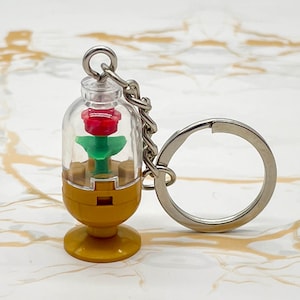 This Echanted Rose keychain is inspired by Beauty & the Beast.  The perfect gift for any Belle or Beast | Magical Rose | Unique gift