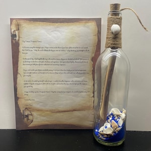 Birthday Gift Message in a Bottle Gift Personalized Birthday Present Unique Birthday Gift Sentimental Birthday Keepsake Birthday Letter