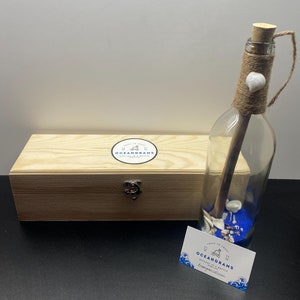 Personalized Message in a Bottle Gift Custom Handwritten Love Letter Romantic Gift for Him or Her Custom Message Gift Anniversary