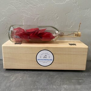 Send a Message! Personalized Message in a Bottle Gift for Him or Her Handwritten Note Old Fashion Love Letter Long Distance Gift