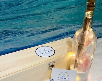 Apology Gift Message in a Bottle: Personalized Sorry Present