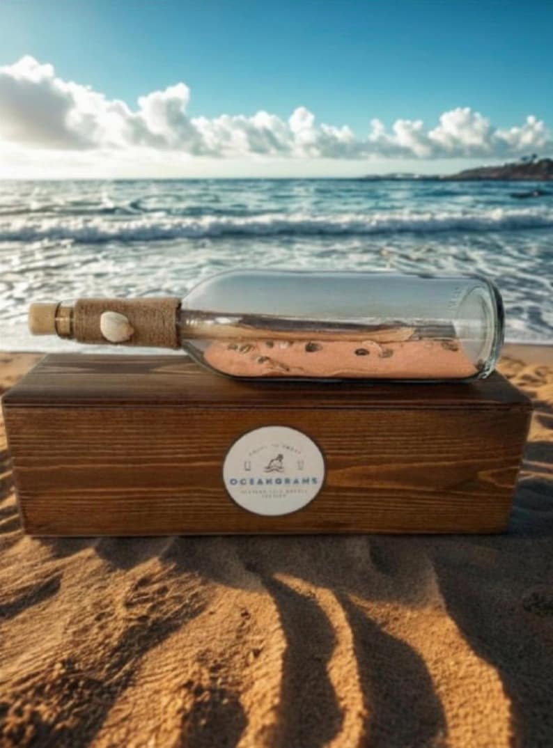 Luxury Message in a Bottle Gift Custom Love Letter Handwritten