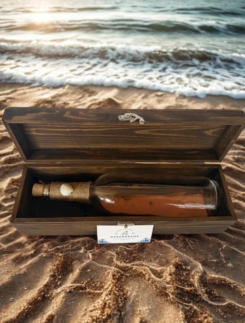 Luxury Message in a Bottle Gift Custom Love Letter Handwritten