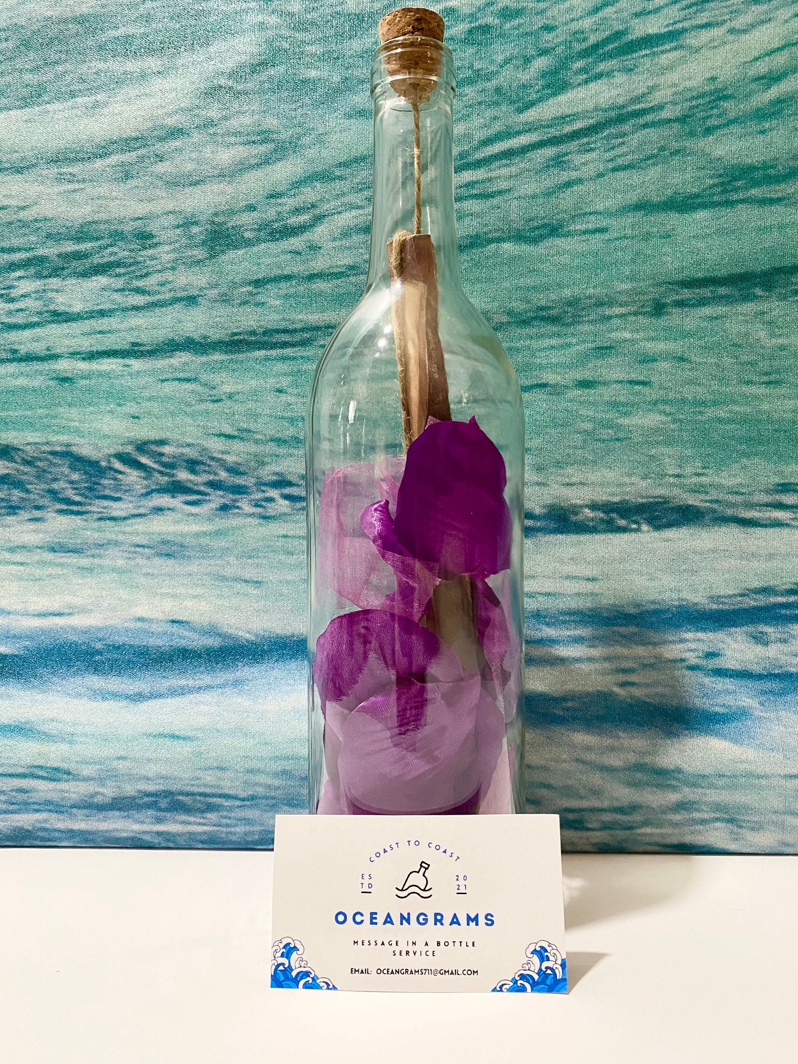 Message In A Bottle Wish Crop Top main image 1