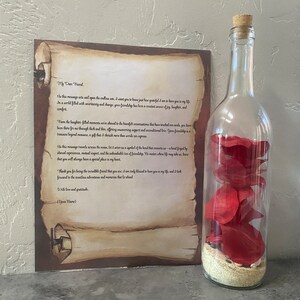 Friendship Gift Message in a Bottle Gift Personalized Gift for Friend Sentimental Friendship Present Unique Friend Gift Best Friend Keepsake
