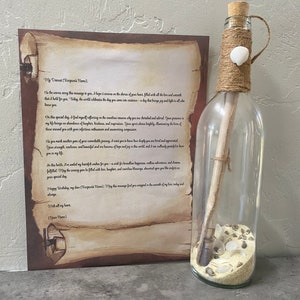 Birthday Gift Message in a Bottle Gift Personalized Birthday Present Unique Birthday Gift Sentimental Birthday Keepsake Birthday Letter