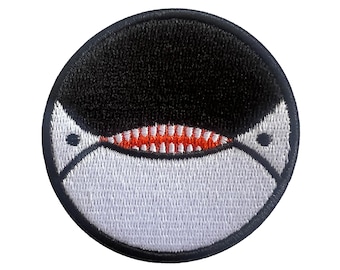Okrągły łatka Orca Face