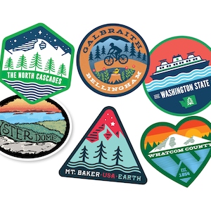 Northwest Washington Sticker 6-Pack