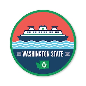Washington State Ferry Sticker