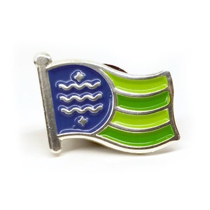Bellingham Flag Enamel Pin