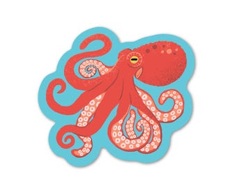 Pacific Octopus Sticker