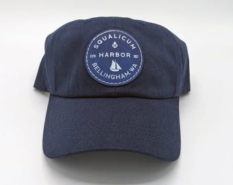Squalicum Harbor Bellingham Blue Hat