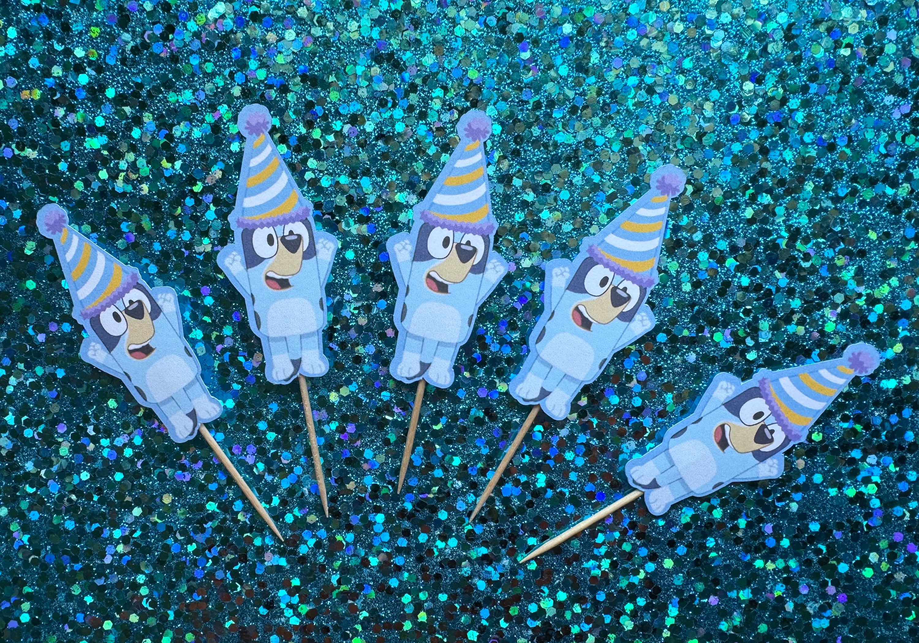 Bluey Birthday Toppers