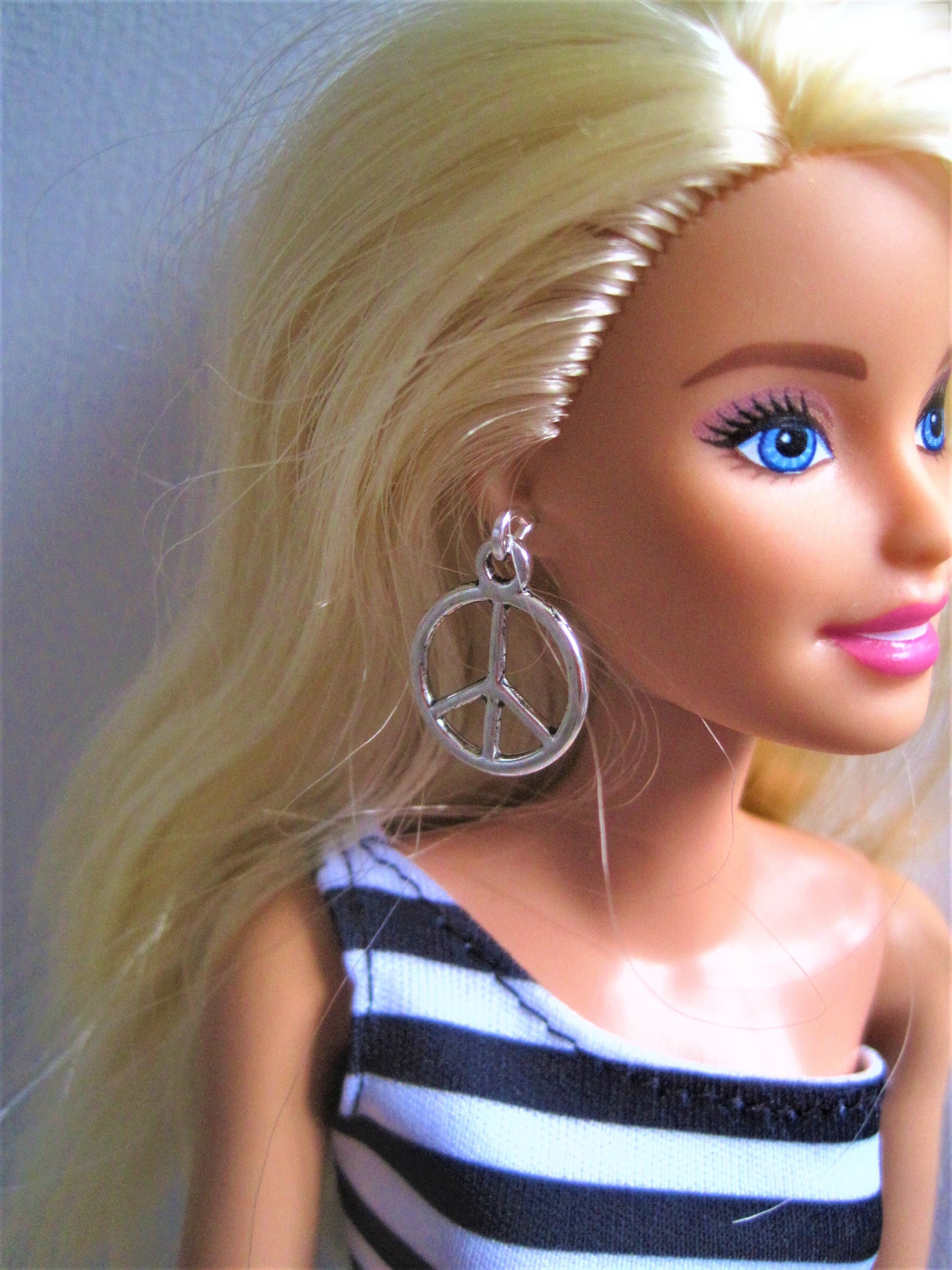 Barbie Earrings Jewelry for Barbie Fashion Dolls Fashion Etsy