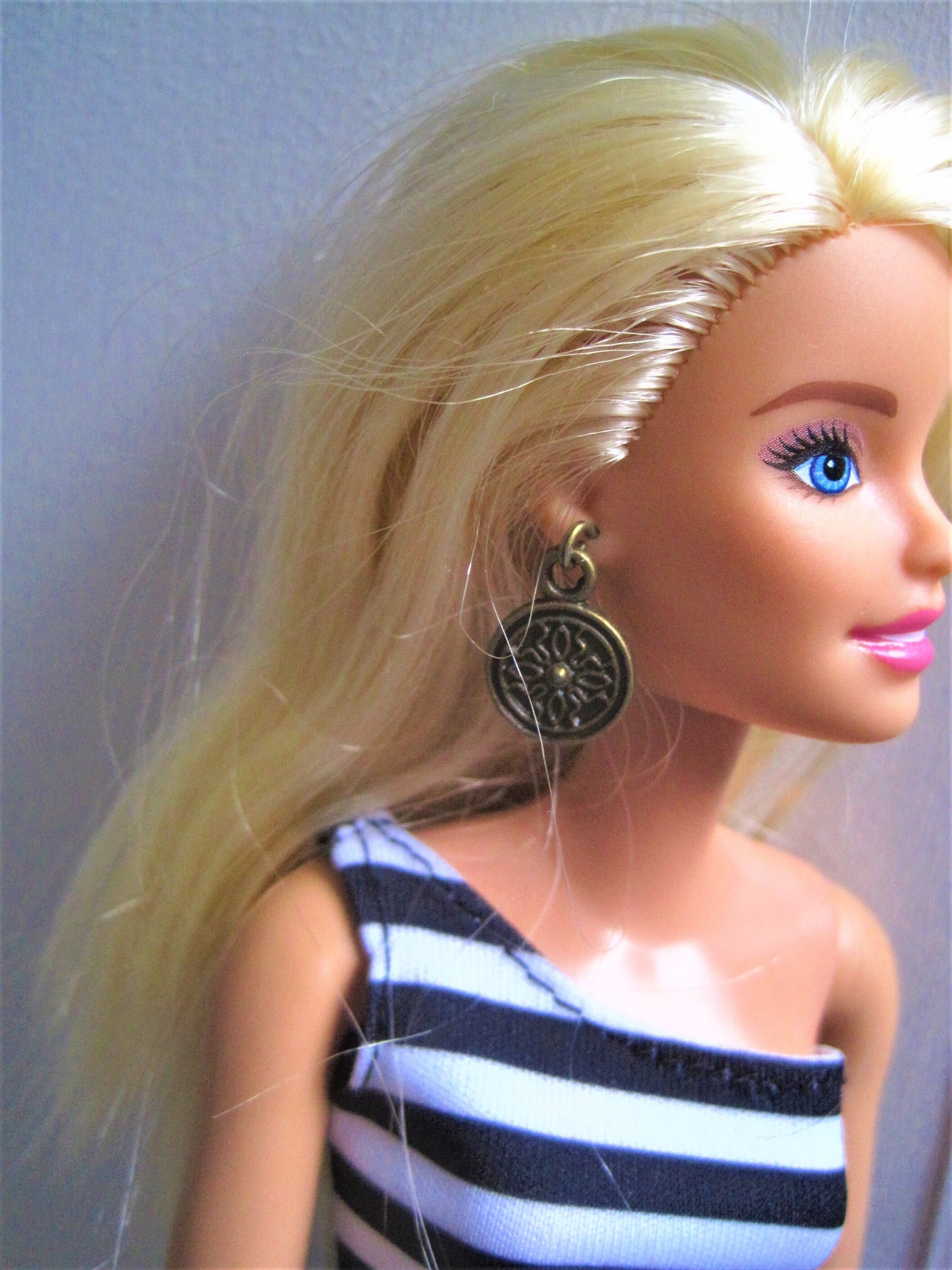 Barbie Earrings Jewelry for Barbie Fashion Dolls Fashion Etsy