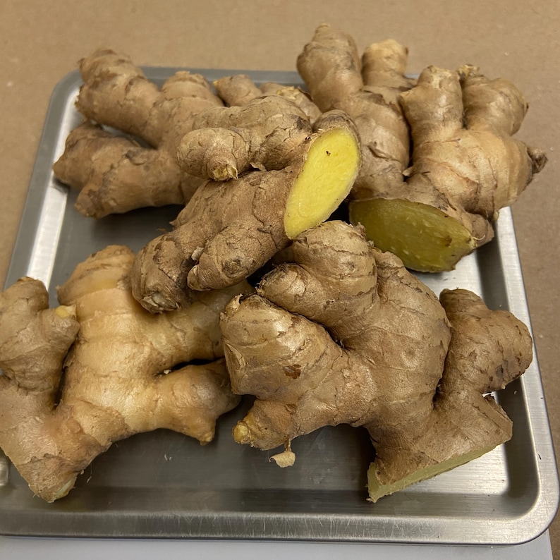 8 oz of fresh organic ginger