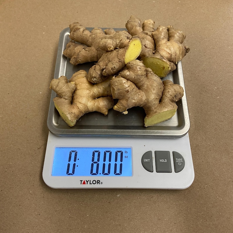 8 oz of fresh organic ginger