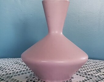 MCM 1950s Royal Haeger Vase RG 93 Pink or Pale Mauve Art Deco Vase