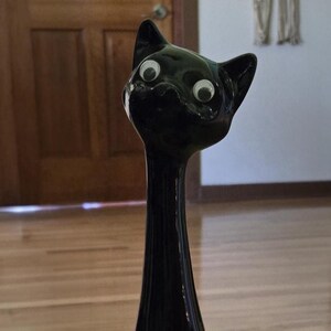 70s Black Cat Figure - Etsy