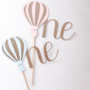 Hot Air Balloon Cake Topper, Hot Air Balloon First Birthday, Hot Air