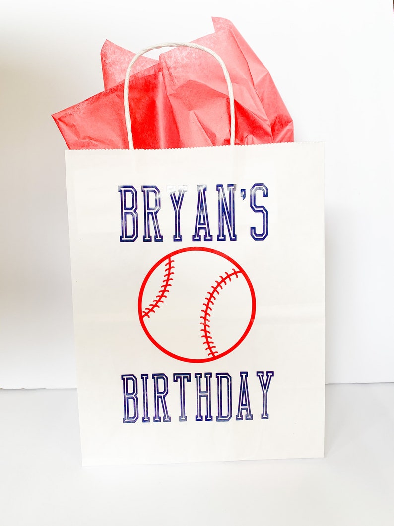 Personalized Baseball Bags Personalized Baseball Party Favor Etsy