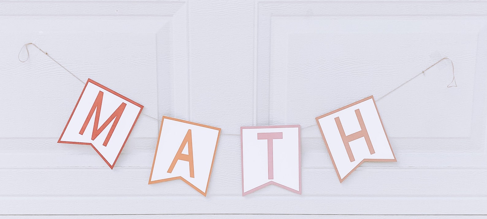 Math Classroom Banner Math Banner for School Teacher Math Etsy