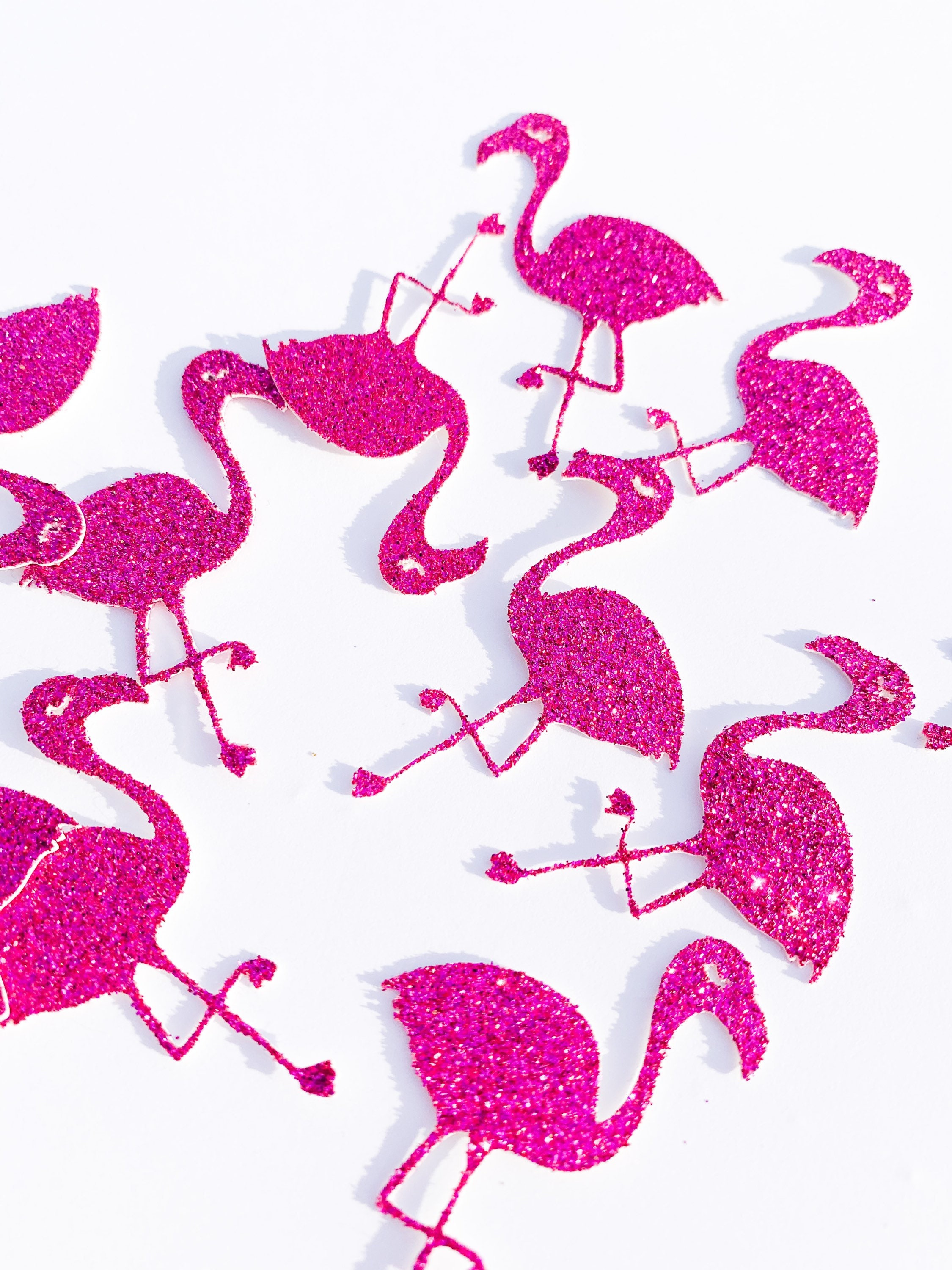 Flamingo confetti summer confetti pink flamingo confetti flamingo party decor glitter flamingo confetti flamingo decor summer