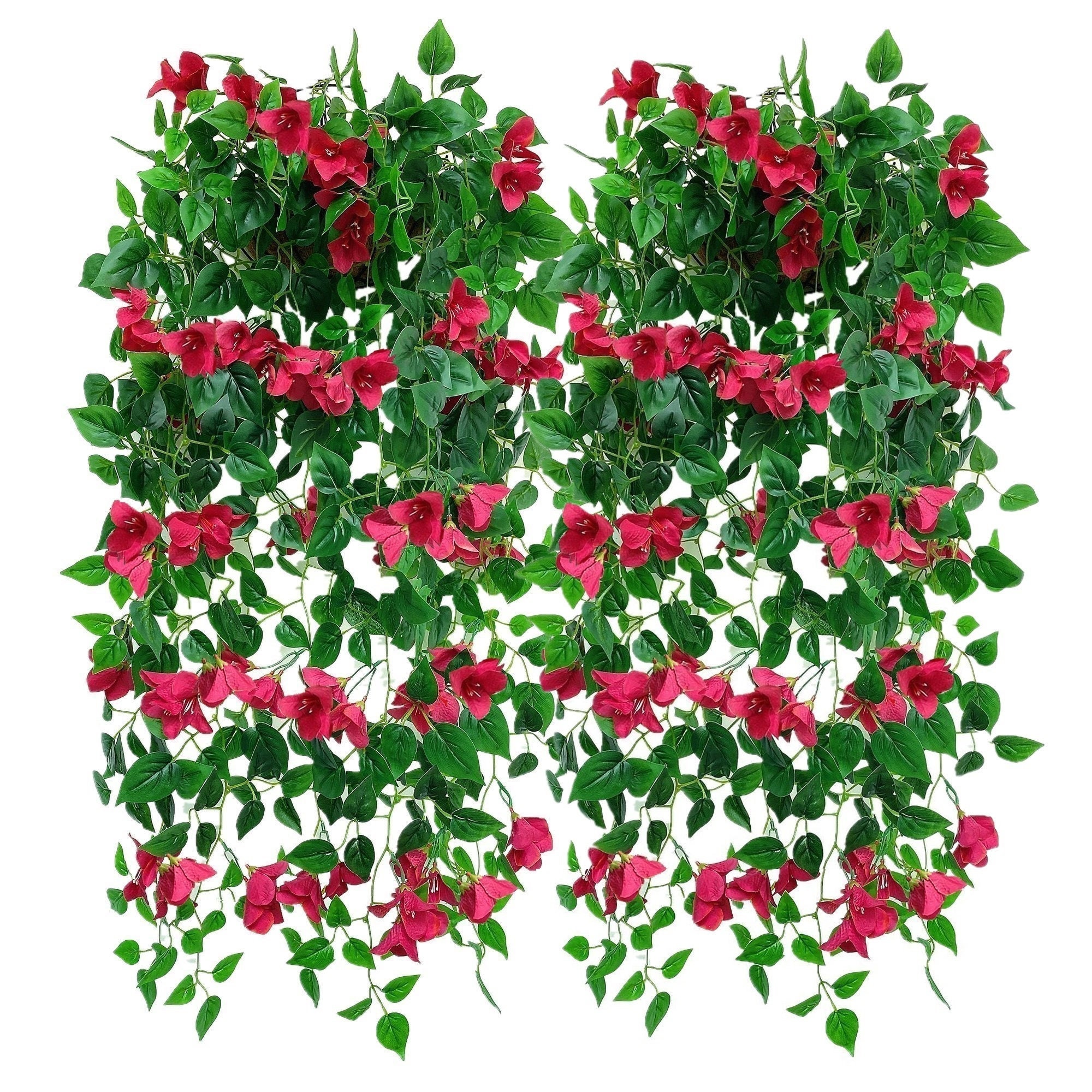 【大放出セール】 Nearly Natural 24” Bougainvillea Artificial Climbing Silk