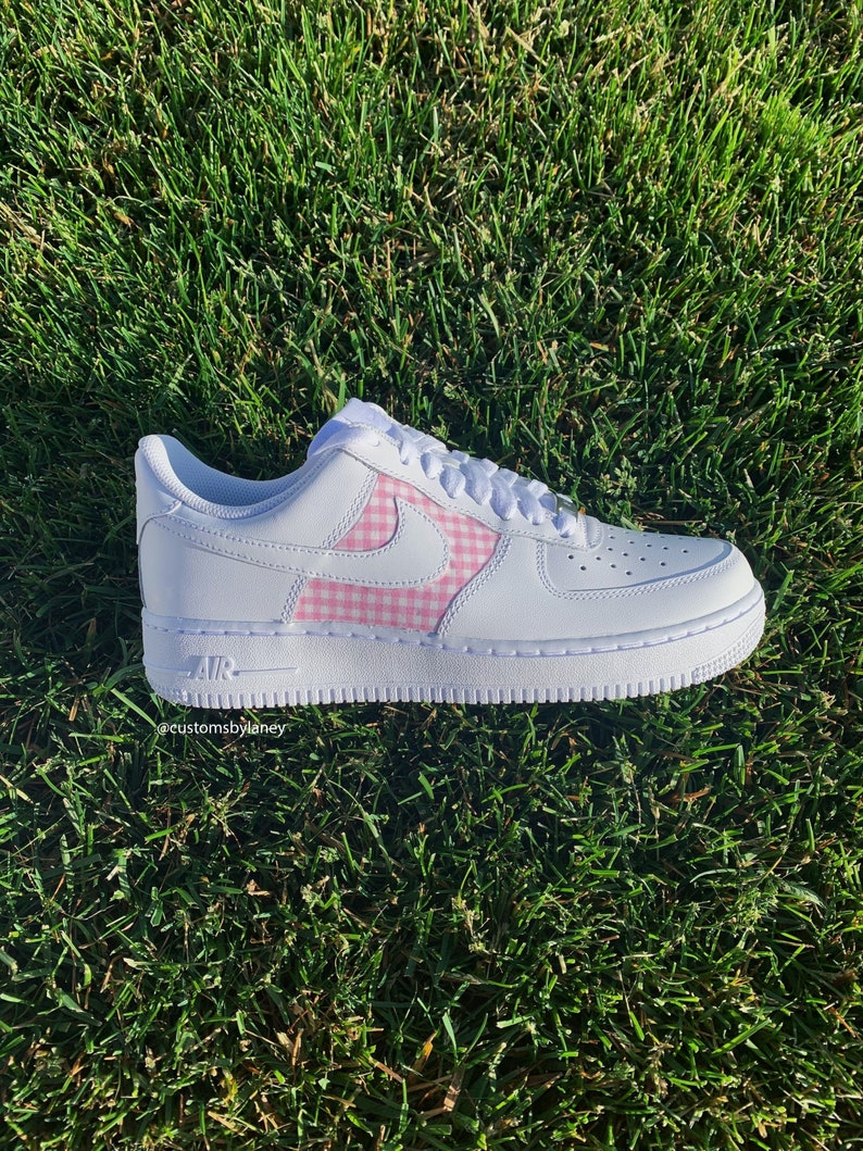 custom plaid air force 1