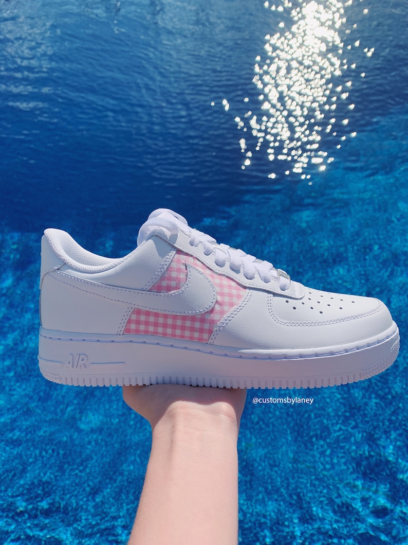 plaid custom air force 1