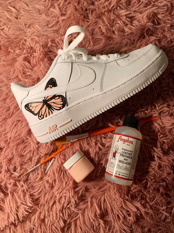 butterfly nike air force 1s