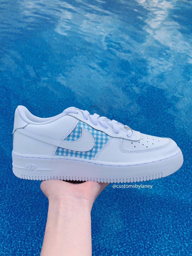 custom plaid air force 1