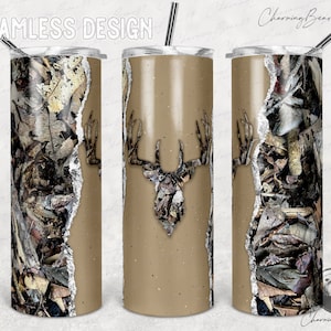 Envoltório de copo de camoflauge, designs de copo de caça, copo de camuflagem, copo de caça de veado PNG, copo de camoflauge, envoltório de copo de veado PNG