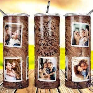 Holzmaserung, Familie Definition Zitat, Rahmen Fotorahmen Becher, Blumenbecher, Png Sublimation 20 Unzen Dünn, Nahtlos Verjüngt Gerade