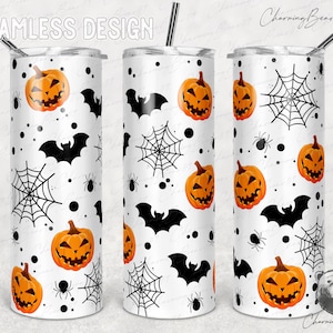 Opakowanie na kubek z dyni, Opakowanie na kubek z dyni na Halloween, Nietoperze i dynie na Halloween, Kubek z duchem nietoperza z dyni, Opakowanie na kubek z okazji strasznego sezonu PNG