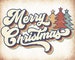 Vintage Merry Christmas PNG Sublimation Designs Downloads 70s Style Merry Christmas Download 