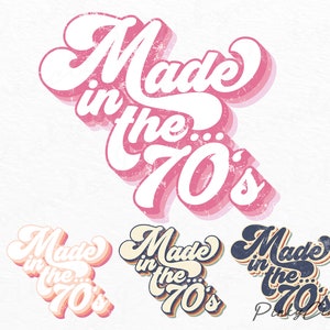 Hergestellt in den 70er Jahren PNG File Sublimationsdesigns Downloads, 70er Jahre Sublimationsdesign, 70er Jahre PNG Design, 70er Jahre T-Shirt Design, Made in 70er Jahre Retro