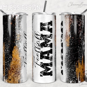 20oz Skinny Tumbler Football Mama Tumbler, Sport Tumbler, Football Tumbler Wrap, Football Tumbler Design, Photo Tumbler Design, Football Png