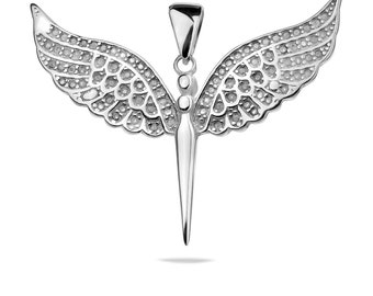 Phoenix Pendant Sterling Silver 925 Necklace Bird Charm Animal Nature Luck Hope Happiness Jewellery Gift Idea