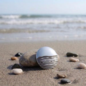 Juego de pendientes colgantes redondos de plata de ley 925 con diseño inspirado en la naturaleza del océano y el mar, joyería texturizada, regalo. imagen 2