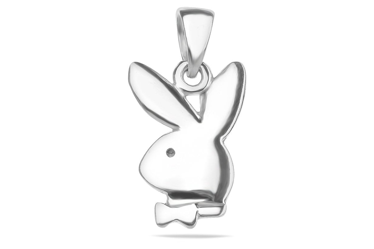 1212 　PLAYBOY プレイボーイ ペンダントダイヤモンド 925 Diamond Playboy - Etsy