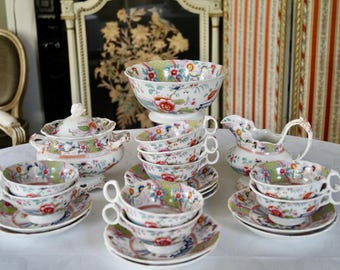 8-piece Tea Set - Minton - Haddon Hall - Etsy
