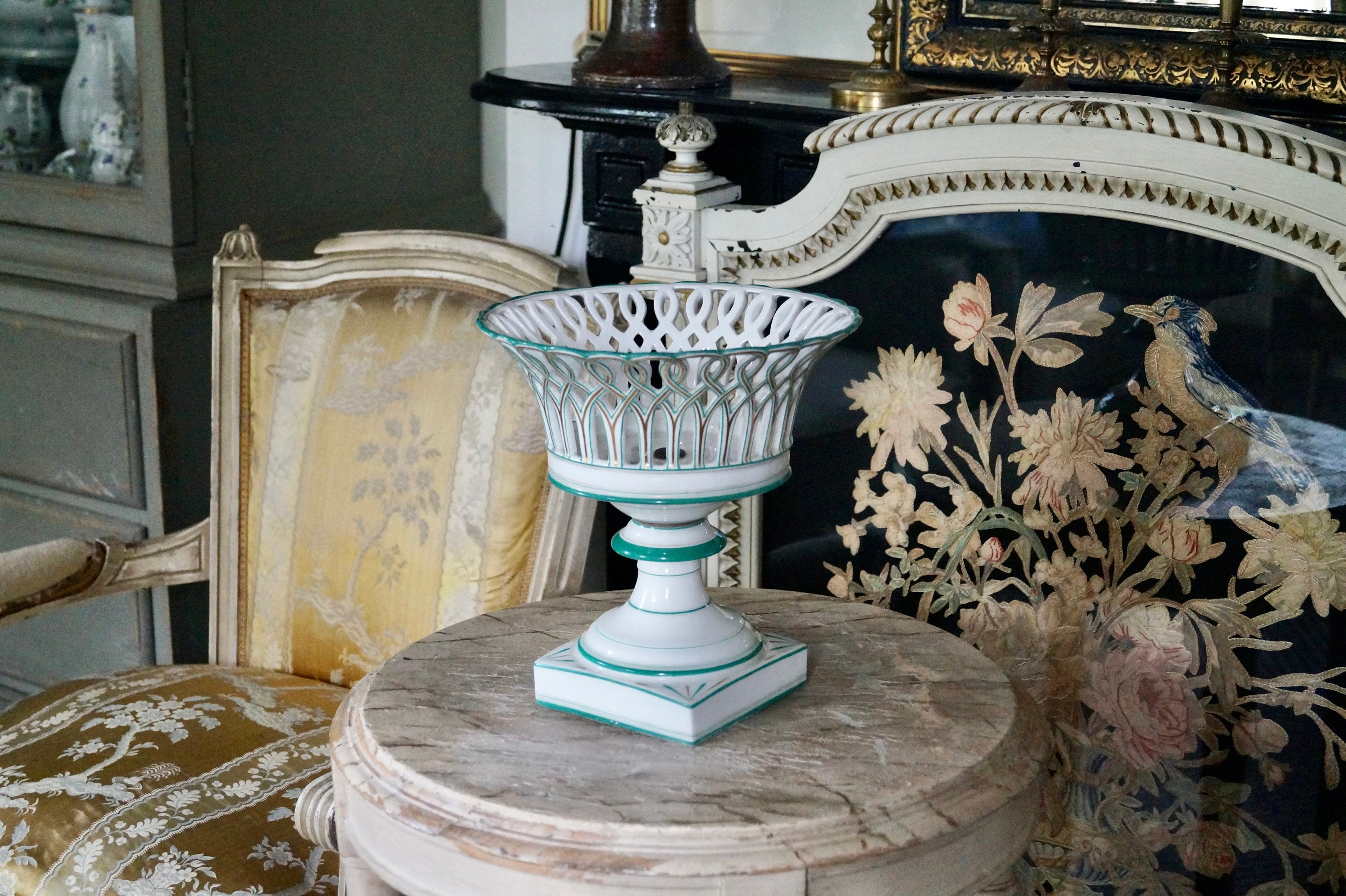 Vintage French Fruitbowl - Etsy