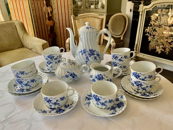 haviland Nankin 青い花柄陶器皿5枚セット haviland Nankin 青い花柄陶器皿5枚セット haviland Nankin 青い花柄陶器