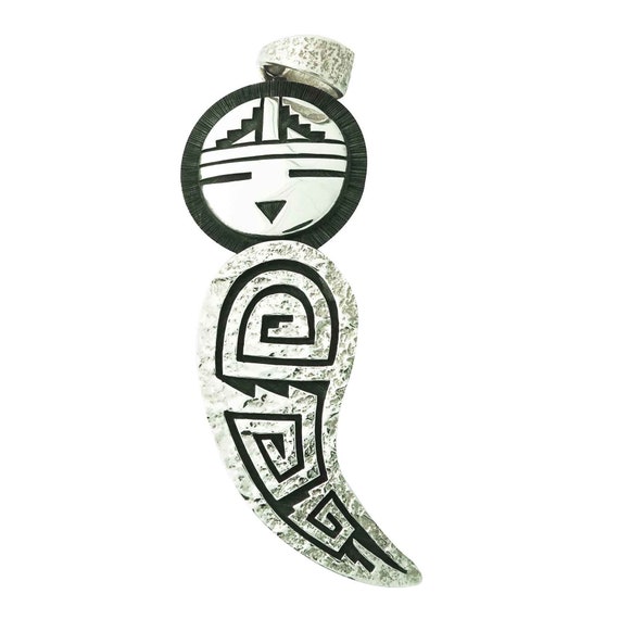 Ruben Saufkie Hopi Tufa Pendant