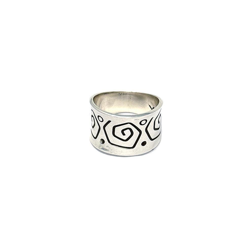 Norbert peshlakai リング Navajo Norbert Peshlakai Sterling Silver Band Size 10