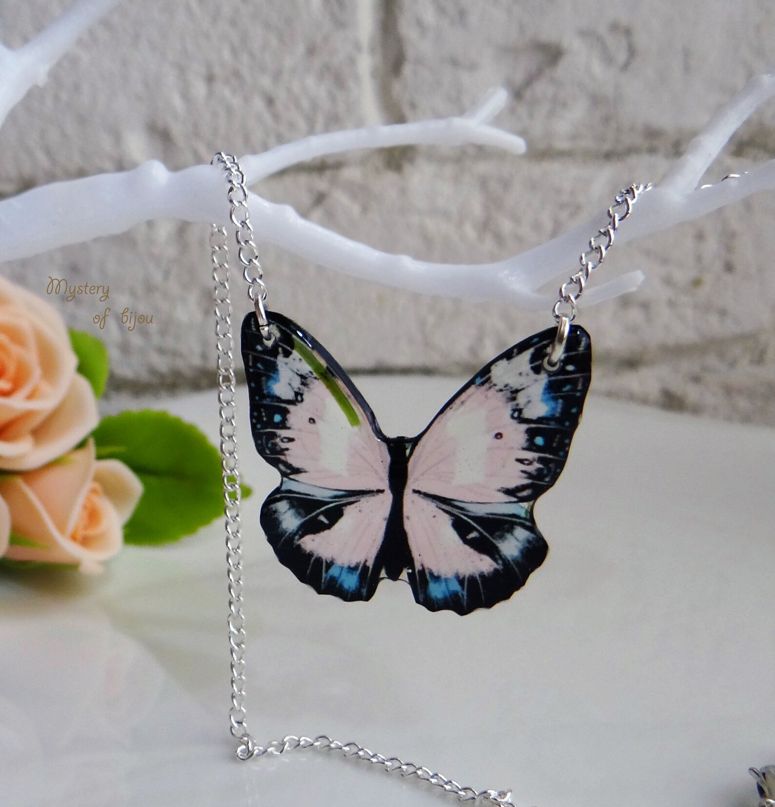 Joyería de mariposas set_Resin Earrings_Butterfly Etsy